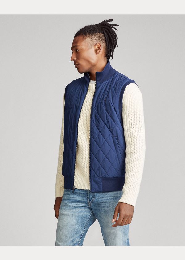Ralph Lauren Reversible Hybridní Vest Tmavě Blankyt | OioxiVuQ