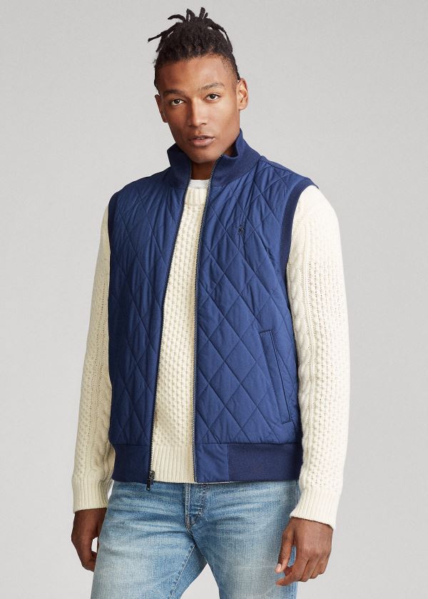 Ralph Lauren Reversible Hybridní Vest Tmavě Blankyt | OioxiVuQ