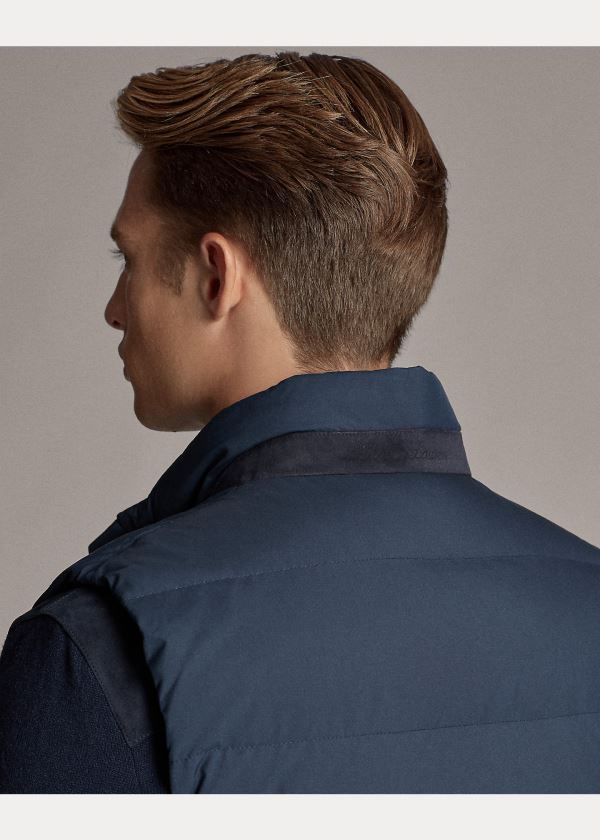 Ralph Lauren Reversible Hybridní Vest Tmavě Blankyt Blankyt | q9Z9VOe7