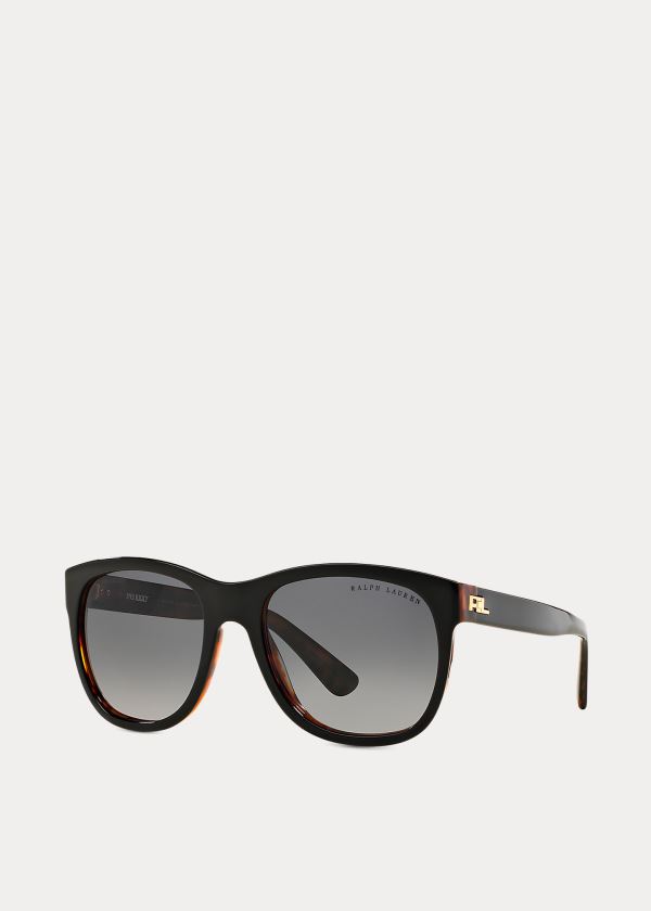 Ralph Lauren Ricky RL Sunglasses Černé | 7WOeSaZU