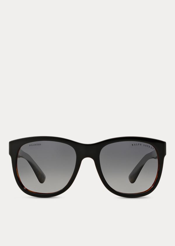 Ralph Lauren Ricky RL Sunglasses Černé | 7WOeSaZU