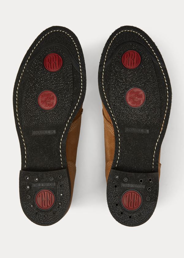 Ralph Lauren Roughout Semišové Boot Hnědé | LSosk0xq