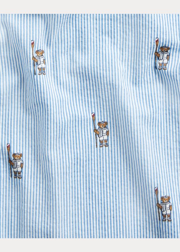 Ralph Lauren Rowing Bear Pajama Shirt Blankyt Viacfarebný | 4B4UIVCZ