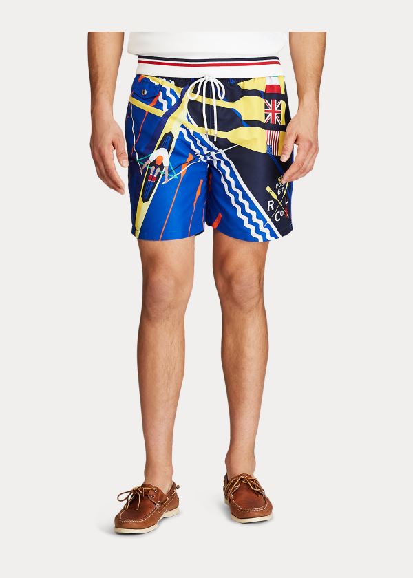 Ralph Lauren Rowing-Print Swim Trunk Viacfarebný | z5kPNXbK
