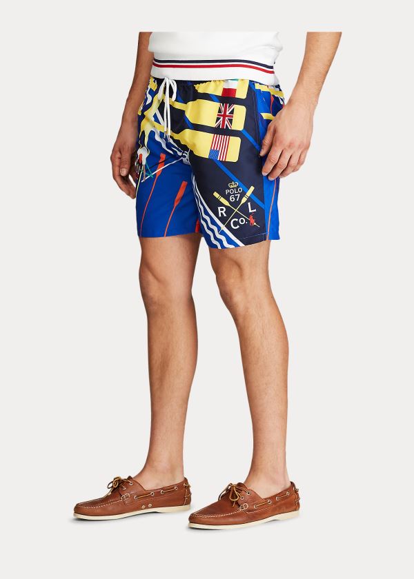 Ralph Lauren Rowing-Print Swim Trunk Viacfarebný | z5kPNXbK