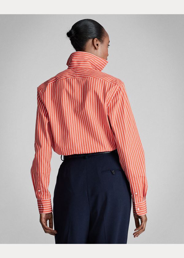 Ralph Lauren Rowland Boyfriend Shirt Oranžové Bílé | 8Bjka84K