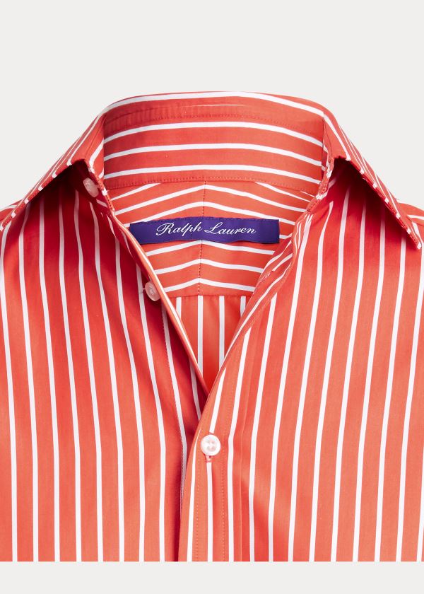 Ralph Lauren Rowland Boyfriend Shirt Oranžové Bílé | 8Bjka84K