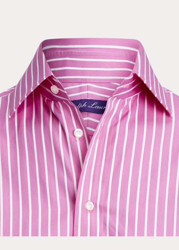 Ralph Lauren Rowland Boyfriend Shirt Růžové Bílé | OKkt65Hj