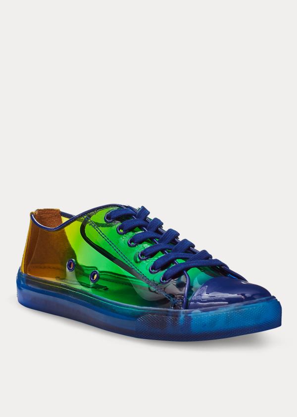 Ralph Lauren Rubie Dip-Dye Sneakers Královská Modrá Blankyt Žluté | 1g0qZpg6