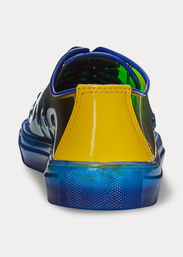 Ralph Lauren Rubie Dip-Dye Sneakers Královská Modrá Blankyt Žluté | 1g0qZpg6