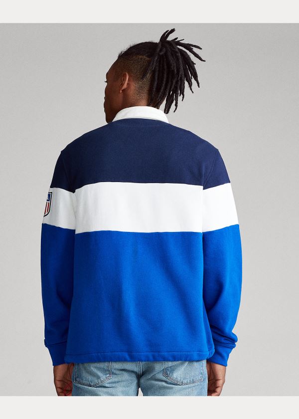 Ralph Lauren Rugby Sweatshirt Tmavě Blankyt Viacfarebný | SDjwWovs
