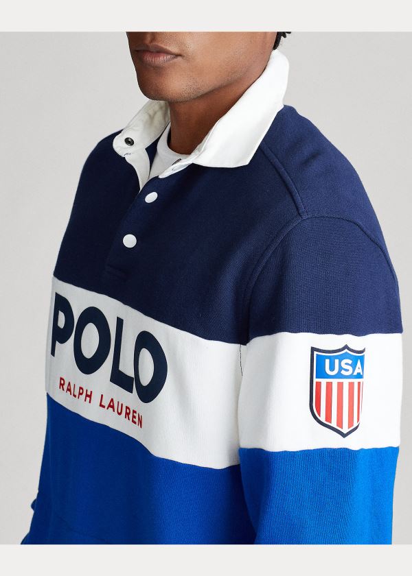 Ralph Lauren Rugby Sweatshirt Tmavě Blankyt Viacfarebný | SDjwWovs