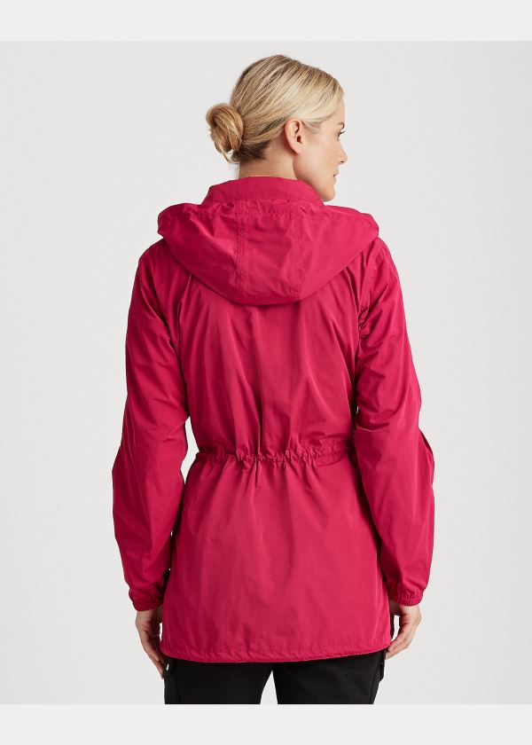 Ralph Lauren S Kapucí Anorak Jacket Světle Fuchsie | gDEl8stX