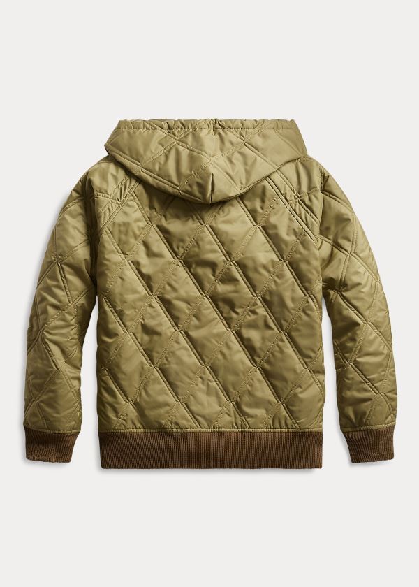Ralph Lauren S Kapucí Liner Jacket Olivy Zelené | HZKuCxNO
