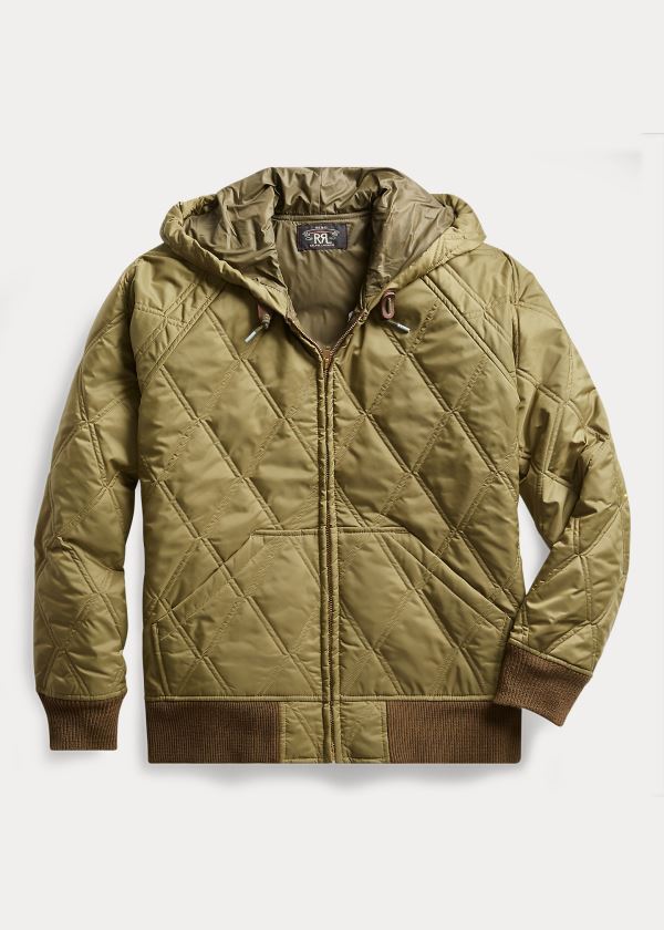 Ralph Lauren S Kapucí Liner Jacket Olivy Zelené | HZKuCxNO