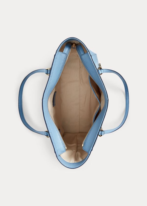 Ralph Lauren Saffiano Medium Shopper Blankyt | ilZf7qeP