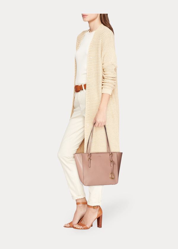 Ralph Lauren Saffiano Medium Shopper Růžové | beXyz7Kx