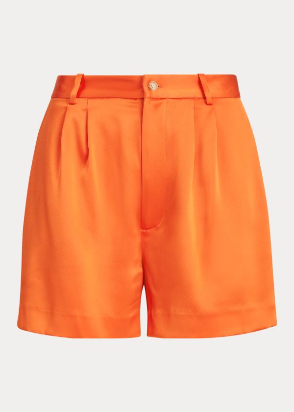 Ralph Lauren Satin Krátké Oranžové | oDHeejeT