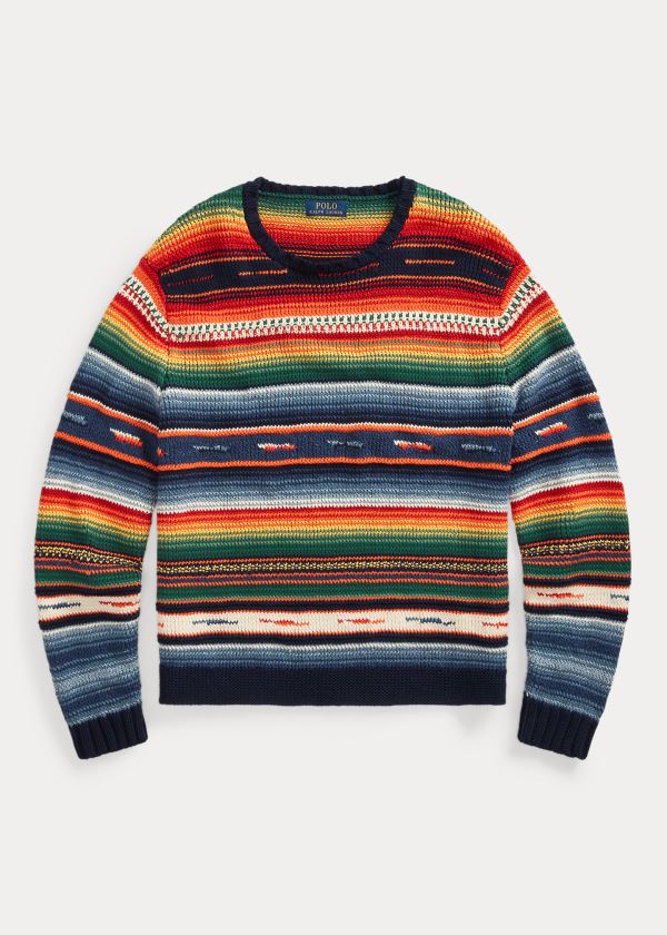 Ralph Lauren Serape Bavlněné-Blend Svetrové Viacfarebný | xQF7fzyS