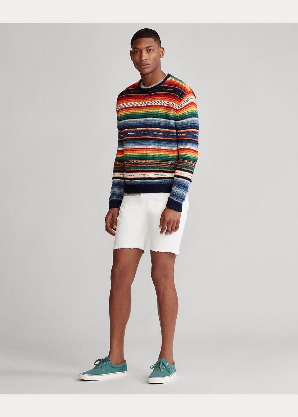 Ralph Lauren Serape Bavlněné-Blend Svetrové Viacfarebný | xQF7fzyS