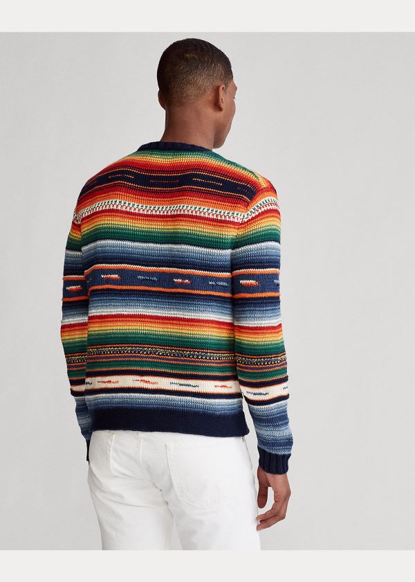 Ralph Lauren Serape Bavlněné-Blend Svetrové Viacfarebný | xQF7fzyS