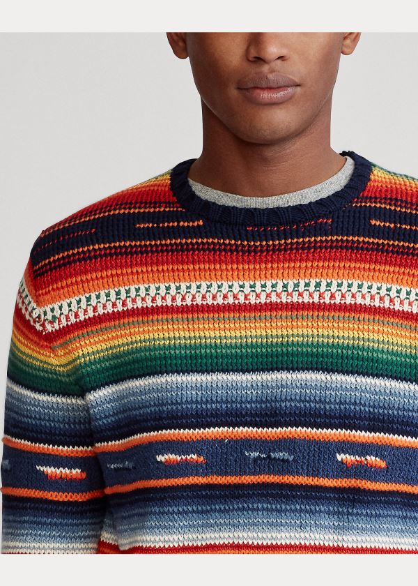 Ralph Lauren Serape Bavlněné-Blend Svetrové Viacfarebný | xQF7fzyS