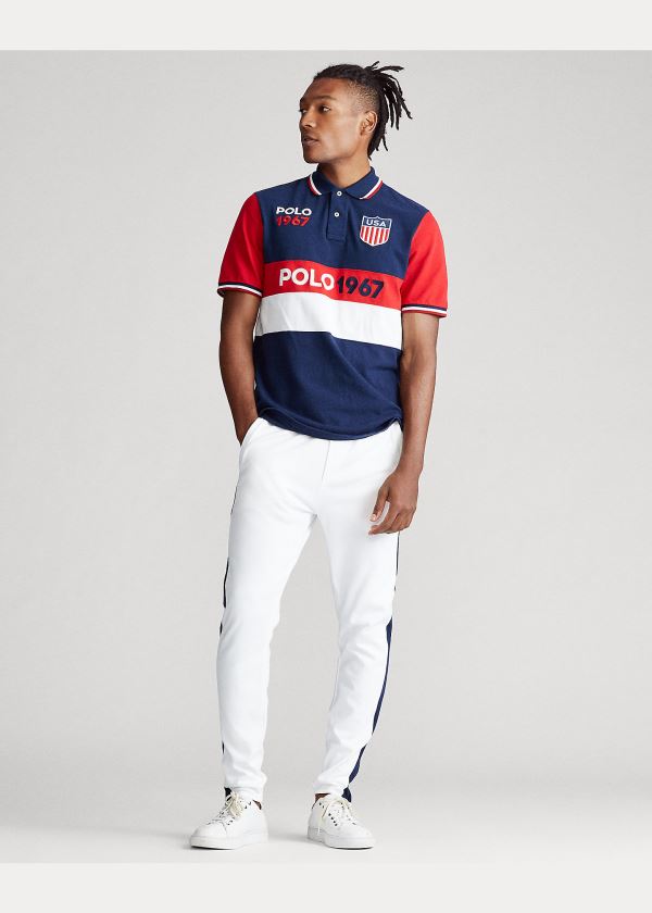 Ralph Lauren Shield Polo Shirt - All Fits Tmavě Blankyt Viacfarebný | 7V06Aa0v