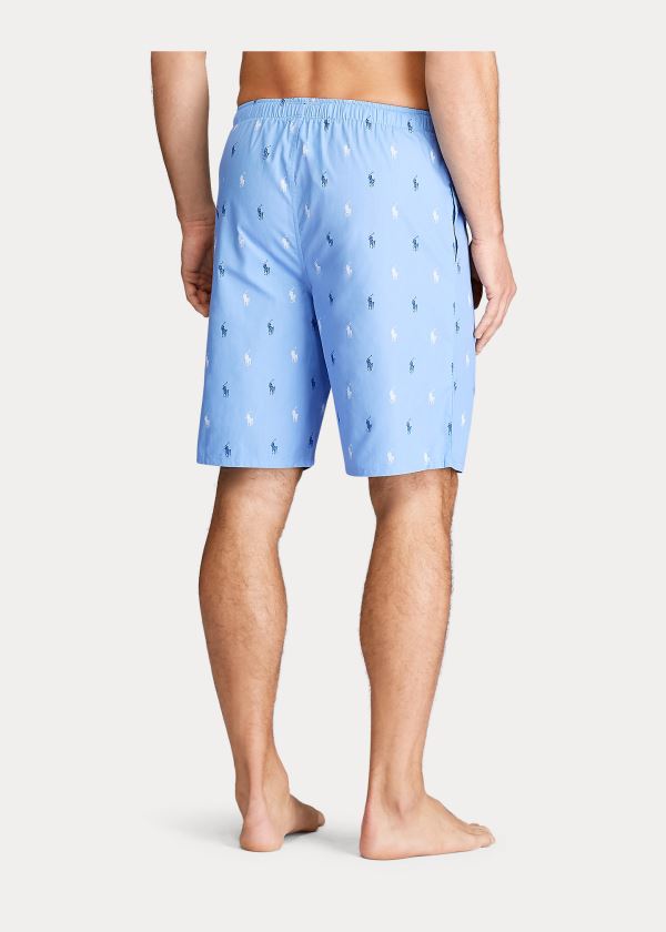 Ralph Lauren Signature Pony Pajama Krátké Blankyt Bílé | Cekh9D4l