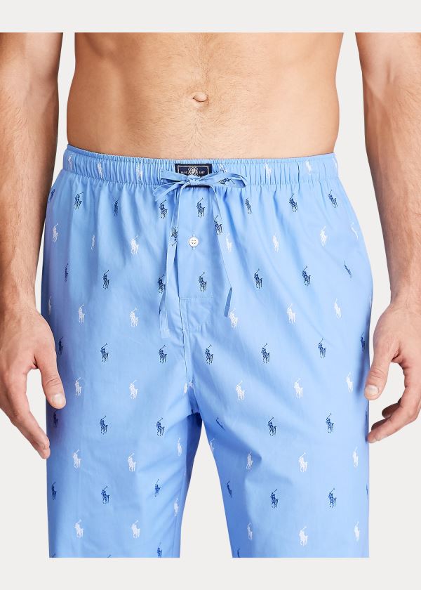 Ralph Lauren Signature Pony Pajama Pant Blankyt Bílé | V0y5S7G9