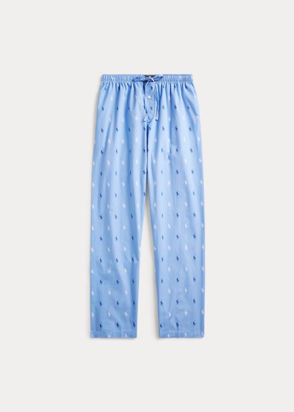 Ralph Lauren Signature Pony Pajama Pant Blankyt Bílé | V0y5S7G9