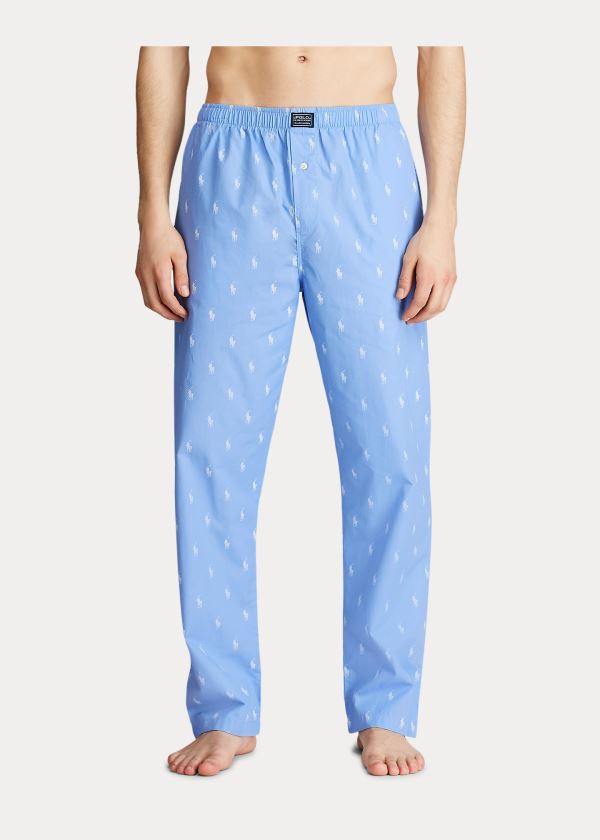 Ralph Lauren Signature Pony Pajama Pant Blankyt Bílé | ZnrffMBp