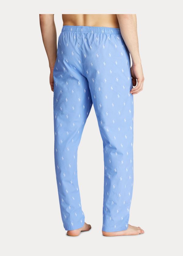Ralph Lauren Signature Pony Pajama Pant Blankyt Bílé | ZnrffMBp
