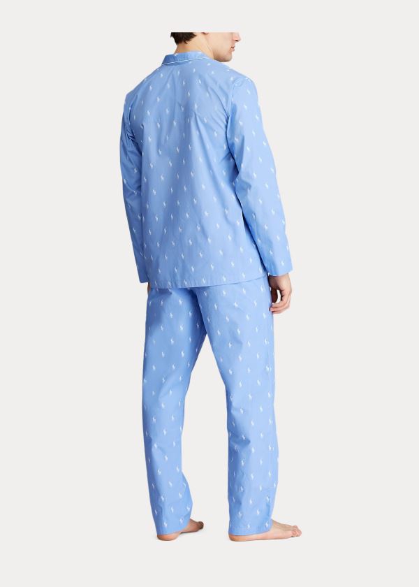 Ralph Lauren Signature Pony Pajama Shirt Blankyt Bílé | xv63iYm7