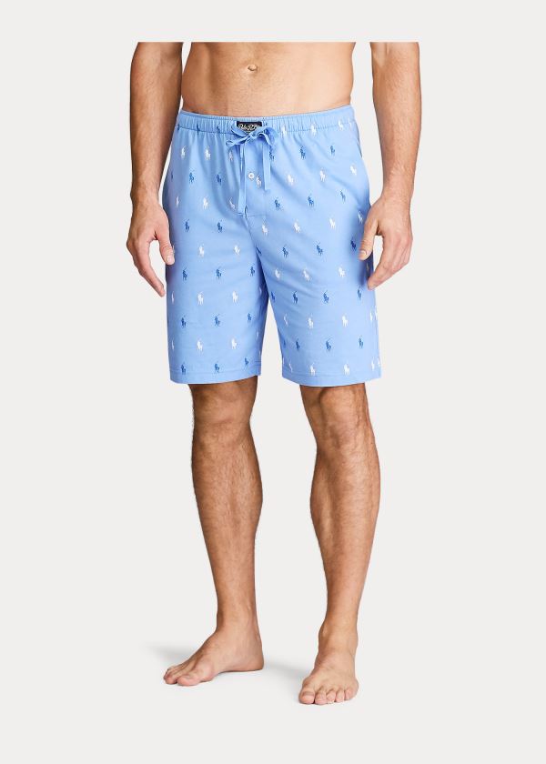 Ralph Lauren Signature Pony Sleep Krátké Blankyt Bílé | LsIGzxdK
