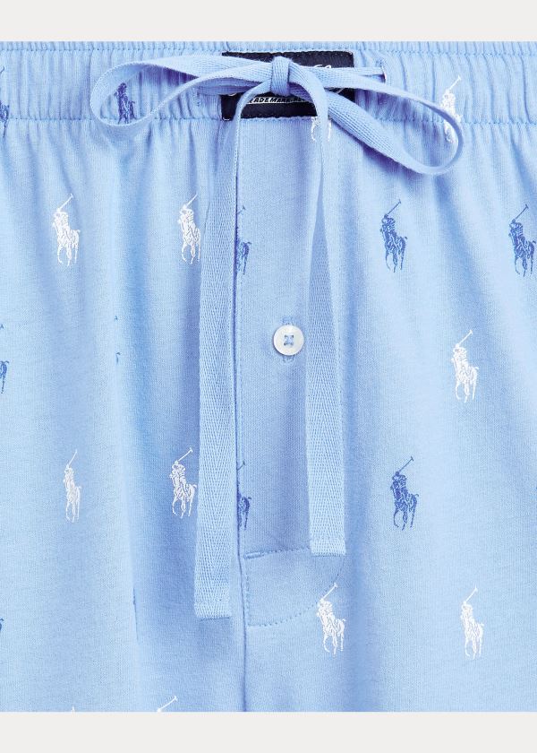 Ralph Lauren Signature Pony Sleep Krátké Blankyt Bílé | LsIGzxdK