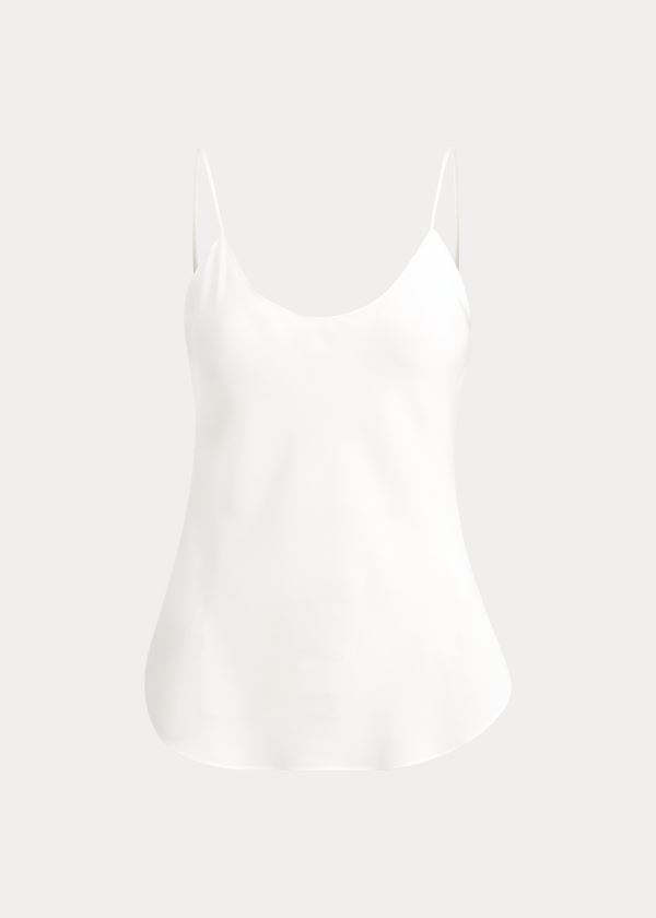 Ralph Lauren Silk Camisole Krém | HabpnMEp