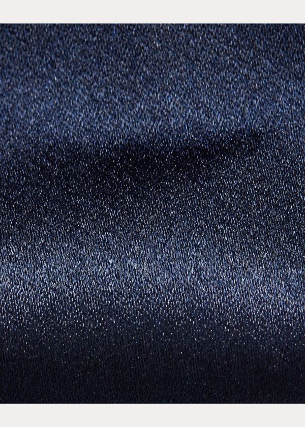 Ralph Lauren Silk Satin Bow Tie Tmavě Tmavě Blankyt | 4DG2oZWo
