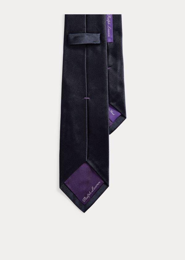Ralph Lauren Silk Satin Tie Tmavě Blankyt | qfJtxIKk