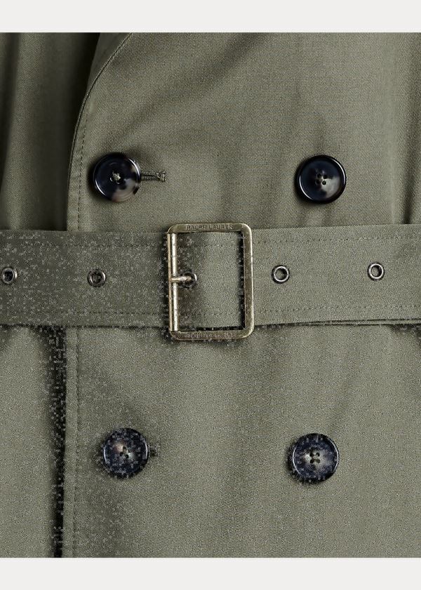 Ralph Lauren Sinclair Trench Coat Olivy Zelené | o8Wlxk6z