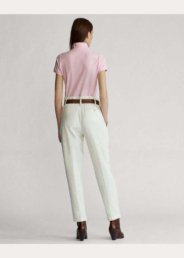Ralph Lauren Skinny Fit Big Pony Polo Shirt Růžové | HReRrLue