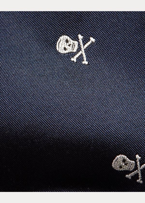 Ralph Lauren Skull-and-Crossbones Bow Tie Tmavě Blankyt Bílé | Dkg5L8DB
