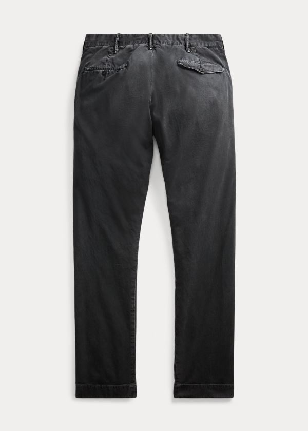 Ralph Lauren Slim Fit Bavlněné Chino Černé | Z27qXlqz