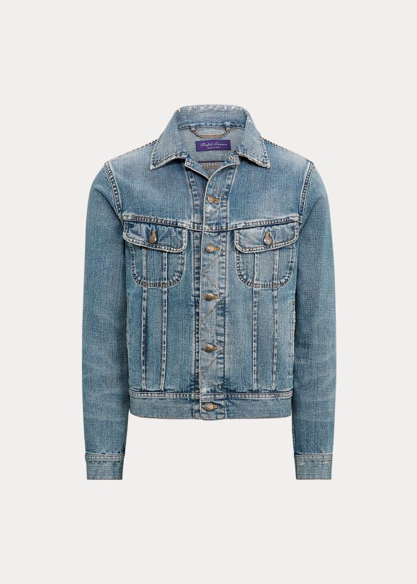 Ralph Lauren Slim Fit Denim Trucker Jacket Indigo | jMheCYwd