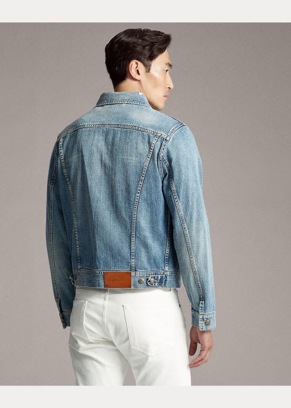 Ralph Lauren Slim Fit Denim Trucker Jacket Indigo | jMheCYwd