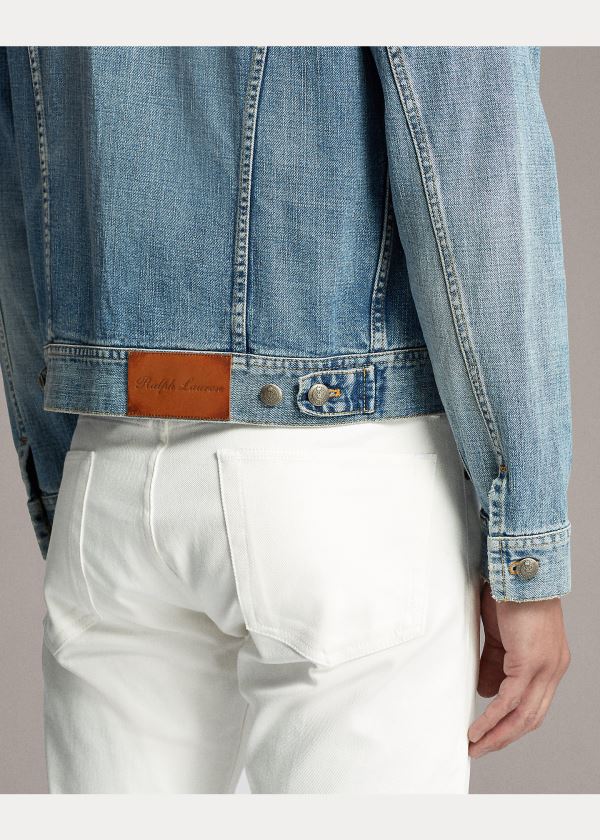 Ralph Lauren Slim Fit Denim Trucker Jacket Indigo | jMheCYwd