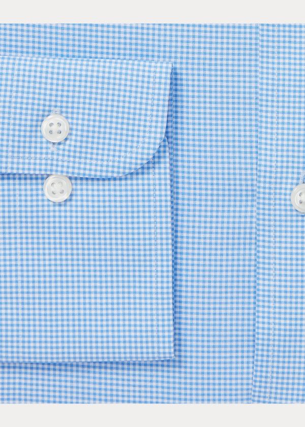 Ralph Lauren Slim Fit Gingham Shirt Blankyt Bílé | FNEfxOY1