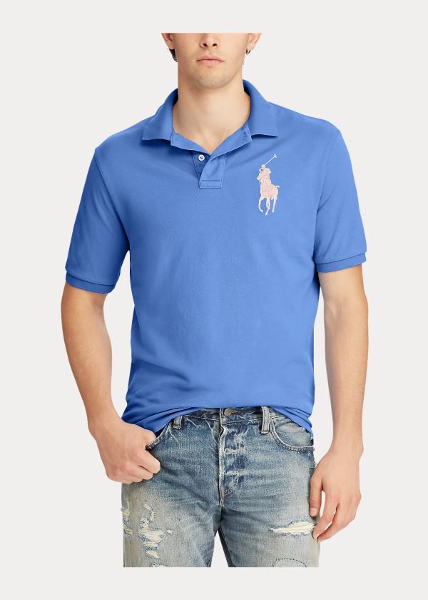 Ralph Lauren Slim Fit Mesh Polo Shirt Blankyt | Mk2S8Bec