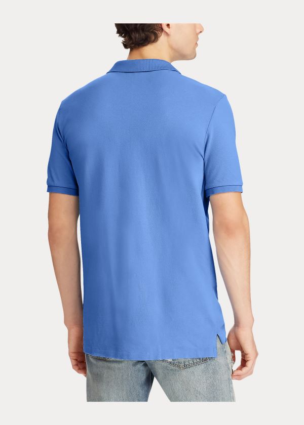 Ralph Lauren Slim Fit Mesh Polo Shirt Blankyt | Mk2S8Bec