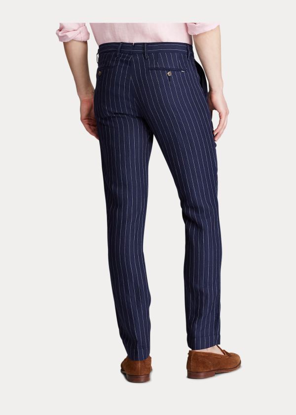 Ralph Lauren Slim Fit Pinstripe Pant Černé | kBUTqoCV