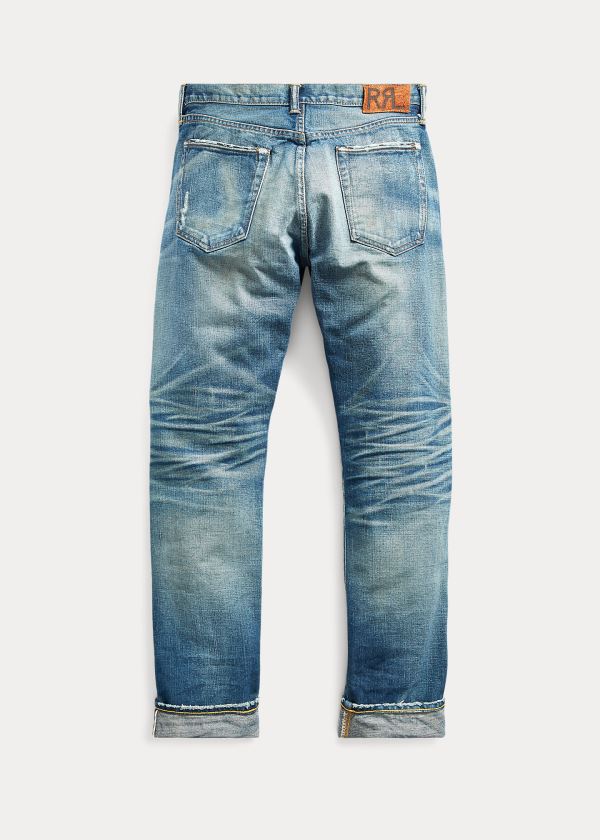 Ralph Lauren Slim Fit Selvedge Jean Blankyt Blankyt Světle Modré | 55wfqkqB